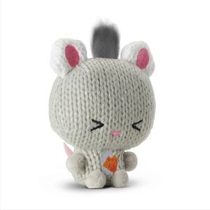 RARE Jakks Ami Amis Crochet Knit Collectible Toy - Brie the Mouse - NWT